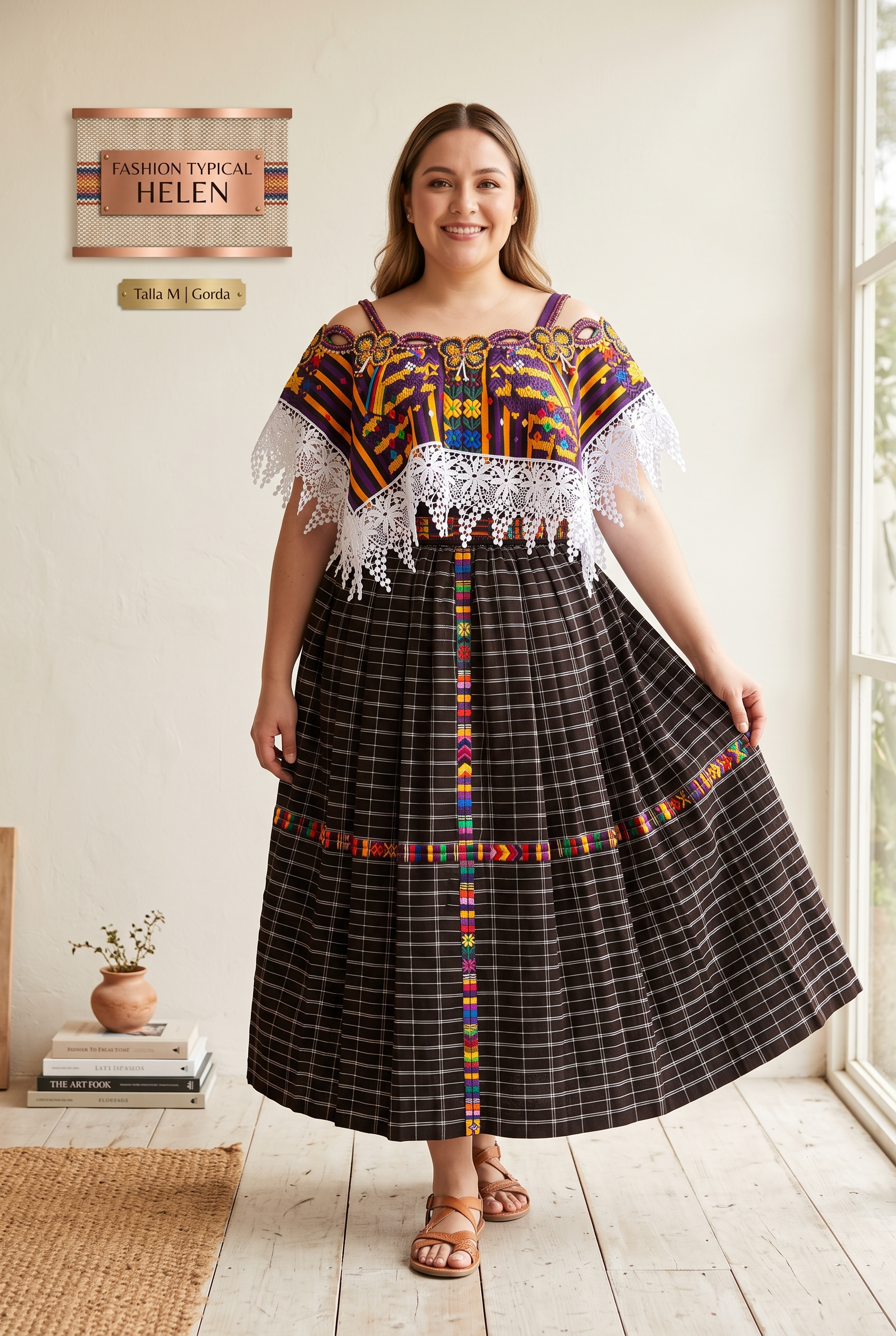VESTIDO CAMPESINO (unitalla)