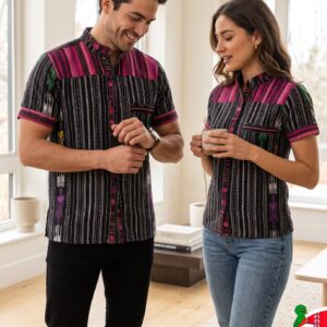 camisa tipica talla (S) negra