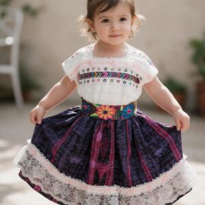 vestido de niña talla 2 ( tejido )